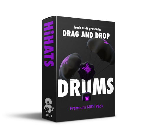 DRAG AND DROP HiHATS (Premium MIDI Pack)