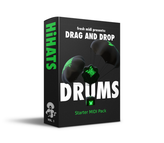 DRAG AND DROP HiHATS (Starter MIDI Pack)